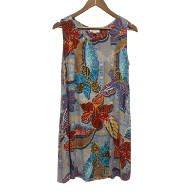 Orientique Womens  Size 12 Mini Dress Multicoloured 