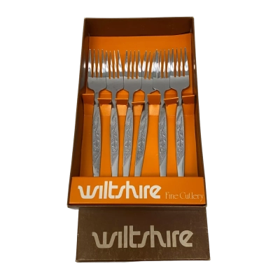 Vintage Wiltshire Stainless Steel Fork Set