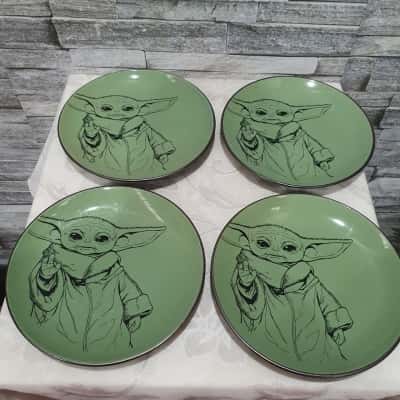 Star Wars Grogu Plates x4