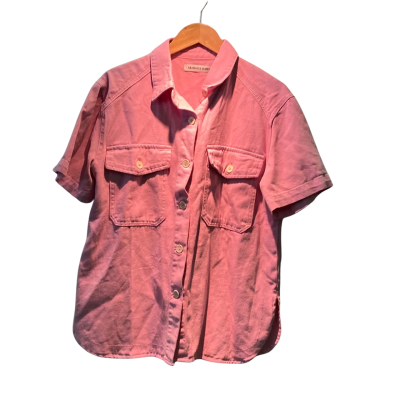 Araminta James Womens  Size S Short Sleeve Shirt Pink  