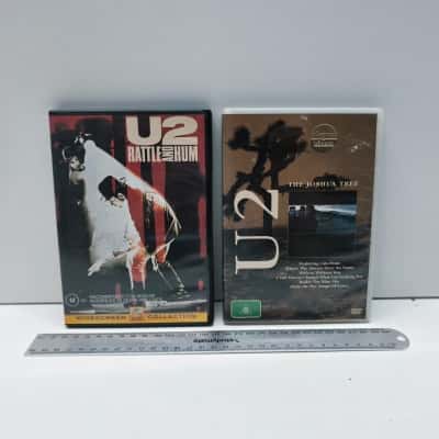 U2 Music DVD Lot Rattle And Hum + Classic Albums The Joshua Tree Rock Band
