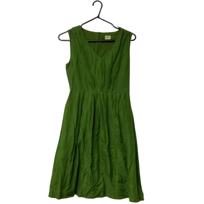 Gorman Size 8 Silk Blend Casual Dress Green 
