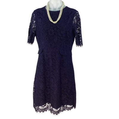 Alannah Hill - Navy Blue Her Perfect Date Dress (Size 12)