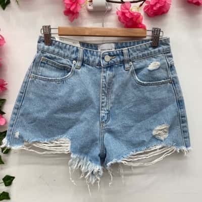Abrand Jeans Womens Denim Shorts Size 27 / 9 Blue 