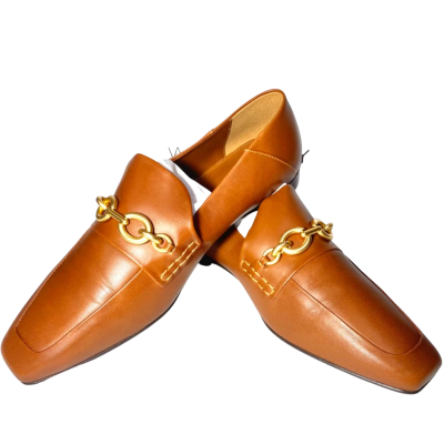 Witchery Rich Tan Leather Loafers Size 41