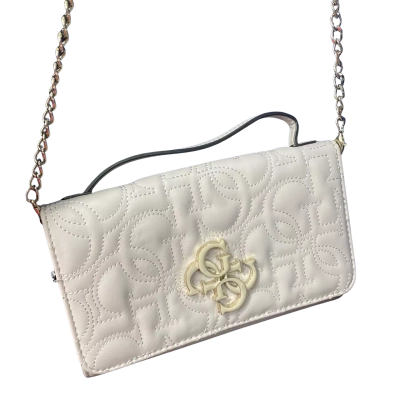 Guess Womens ‘Izzy’ Cross Body Bag Pink  22cm