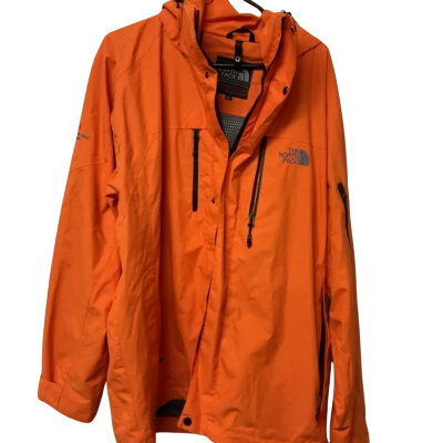 Mens The North Face  Size XL orange Hood Jacket 