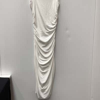 Meshki Womens  Size M Midi Dress Ivory 