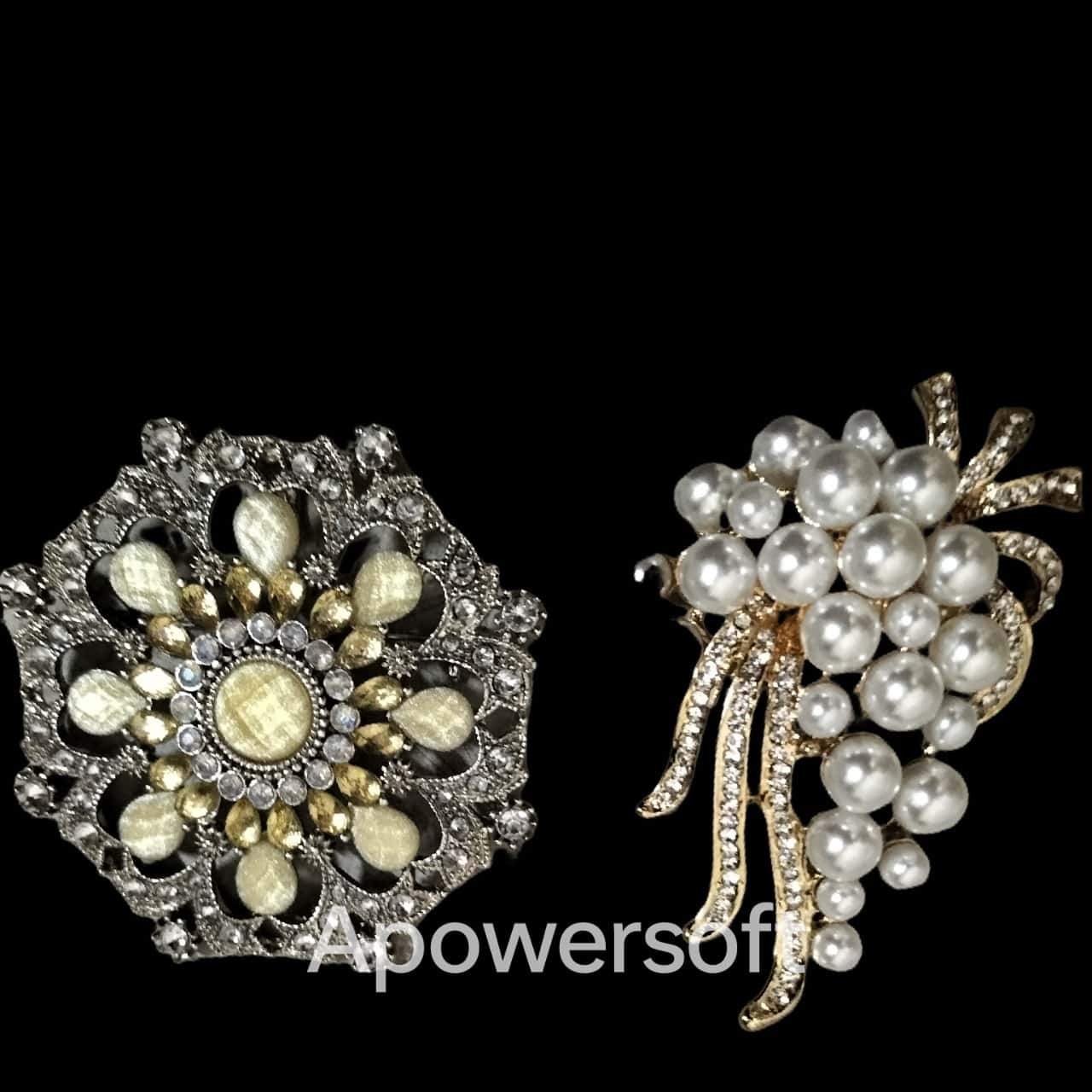 Womens Costume Brooches X 2