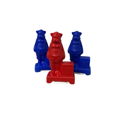 Set of Three Fat Cat Treasure Chest - State Bank Money Boxes 