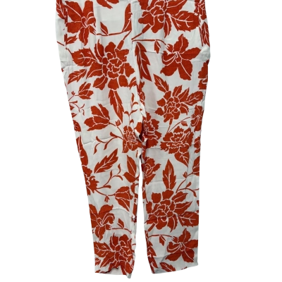 Sportscraft Womens  Size 14 Tangerine floral pants 