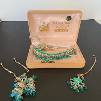 Vintage Boxed Indian Style Jewellery Set - Manhattan Collection by Focus