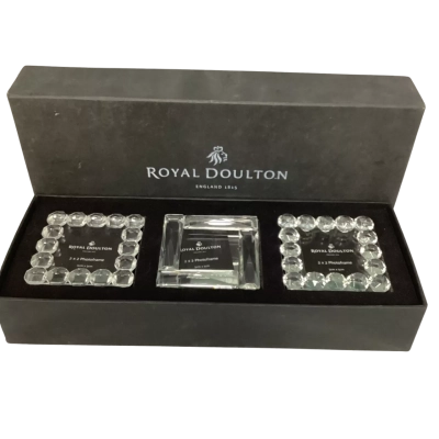 Royal Doulton Set of 3 mini photo frames