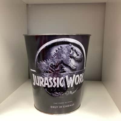 Event cinemas 2015 Jurassic World Collectible popcorn bucket 