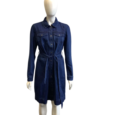 BNWT Country Road Women's Size 14 Denim  Shirt Dress Indigo 