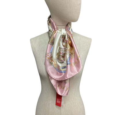  Story of Shanghai Scarf Cream / Pink  