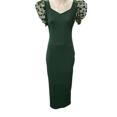 Shein Womens  Size M Bodycon Dress Green 