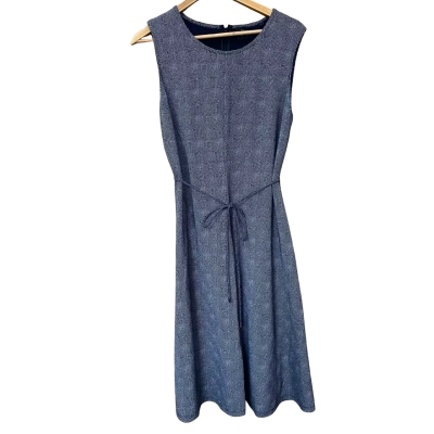 David Lawrence Black/White Spotted Shift Dress Size L