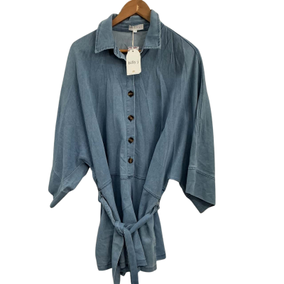  Billy J cotton denim playsuit, Size 6