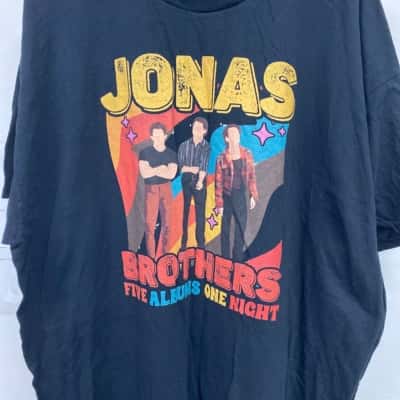 Jonas brothers Mens  Size XXXL Black t shirt 