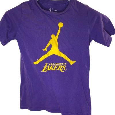 NBA / Nike Kids T-shirt Size M Purple / Yellow 