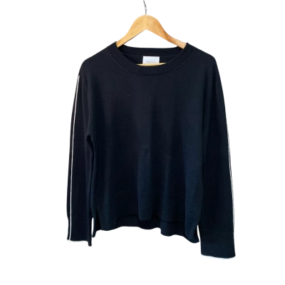 White & Co Womens  Size S Pullover Black  