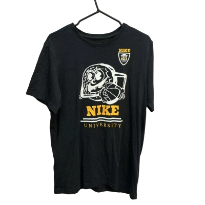 Nike Mens  Size L Short Sleeve T-shirt Black  / White 
