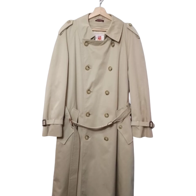 Baracuta Mens Size S/M Beige-Khaki Trench Coat