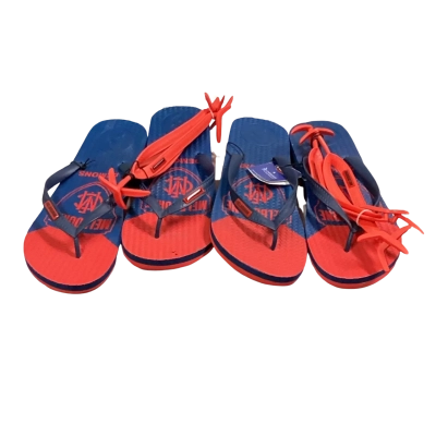 BNWT AFL x Boomerangz Size 13/14 Melbourne Demons Rubber Thongs