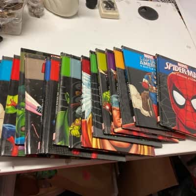 Marvel hardcover books set of 16