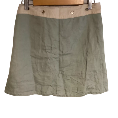 Miss Jane reversible skirt Size One Size Beige & sage