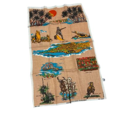 Pure Linen Darwin Northern Territory Tea Towel