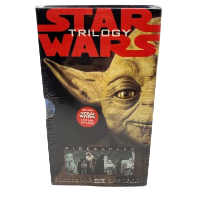 A factory-sealed 1995 Star Wars Trilogy VHS Box Set 
