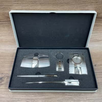 ARTEX Stainless Steel Desk Set in Original Box 