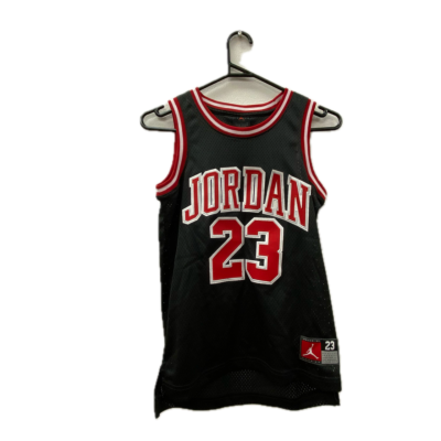 Jordan Kids  T-shirt Size S Black  / Red / White 