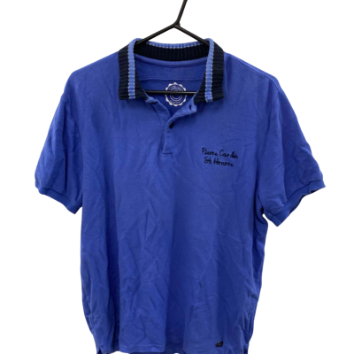 Perre Cardn  Mens  Size L Polo Shirt Blue 