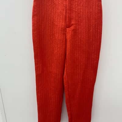 Mossman Womens  Size 8 Straight Leg Pants Burnt Orange 