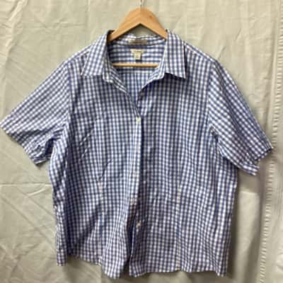 L.L.Bean Mens  Size XXL Checked Shirt Checked K