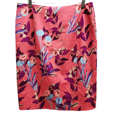 New With Tags DAVID LAWRENCE Size 14 'Caroline' Floral Pencil Skirt in 'Pink Multi' 