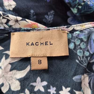 Kachel Womens  Size 8 Short Sleeve Dress  Floral 