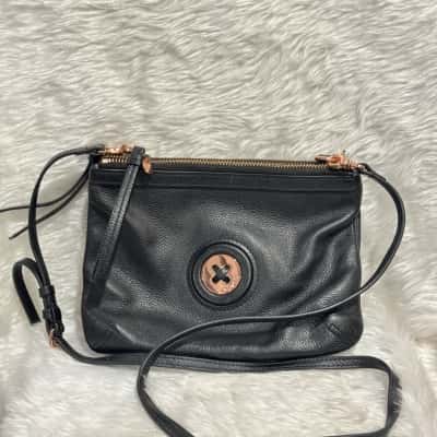 Mimco Womens Black  / Rose Gold bag