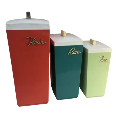 Vintage Canisters as pictured