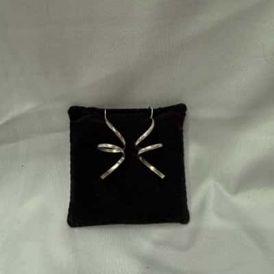 925 Silver Spiral Earrings 