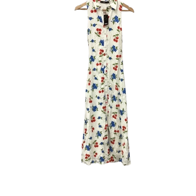 Sportsgirl Womens  Size 4 Maxi Dress Blue / Floral / Green / Red / White 
