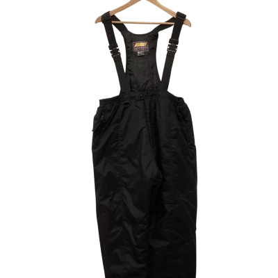 Huski Mens Ski Overalls Size XL Black  