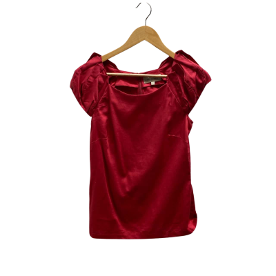 Veronika Maine Womens  Size 6 Red Top