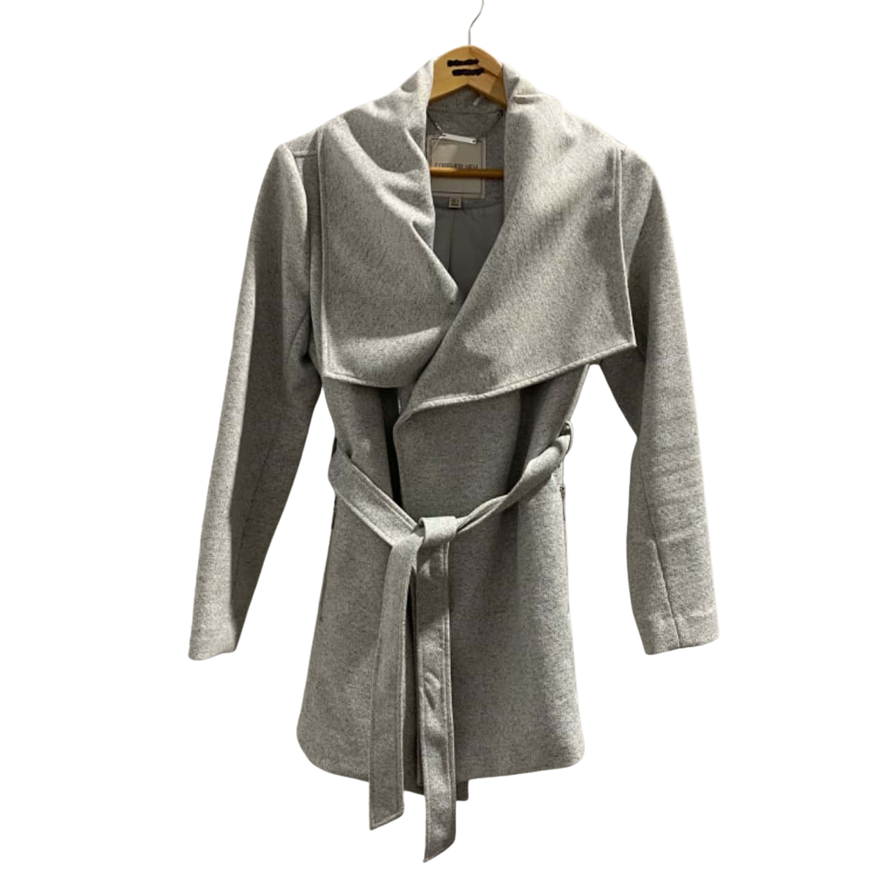 Forever New Womens Size 12 Winter Coat Grey (s)