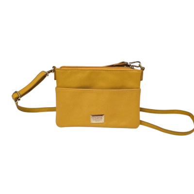 Colette Hayman  Womens Mustard Grab and Go Crossbody Bag