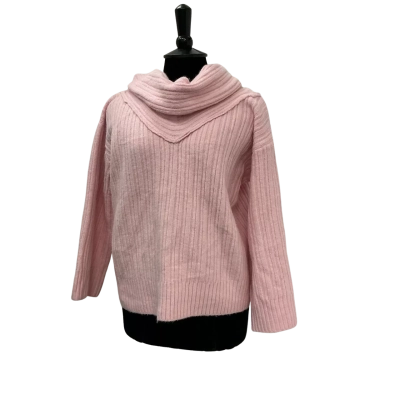 Perfect Stranger Womens  Size S Roll Neck Jumper Pink  