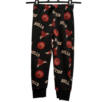 NBA Chicago Bulls Kids  Size 5 Pants Black  / Red 